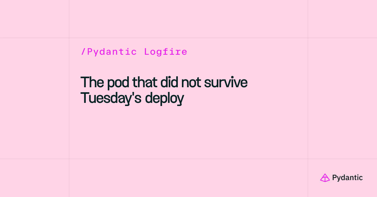 The pod that did not survive Tuesday's deploy