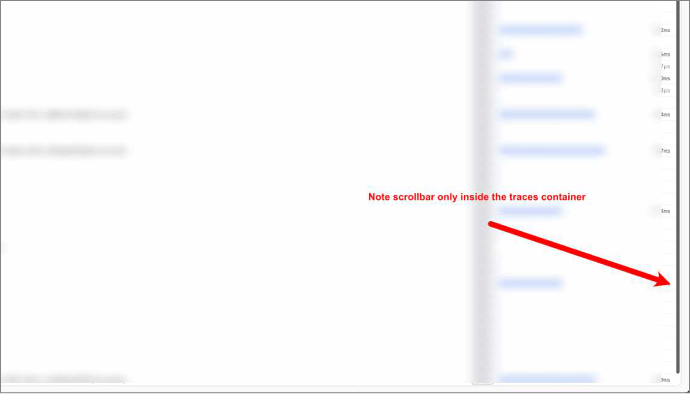 Annotated screenshot attempting to explain the scrollbar position to Claude
