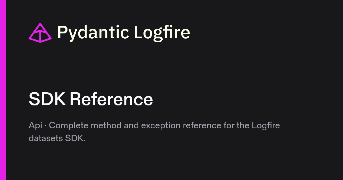 SDK Reference