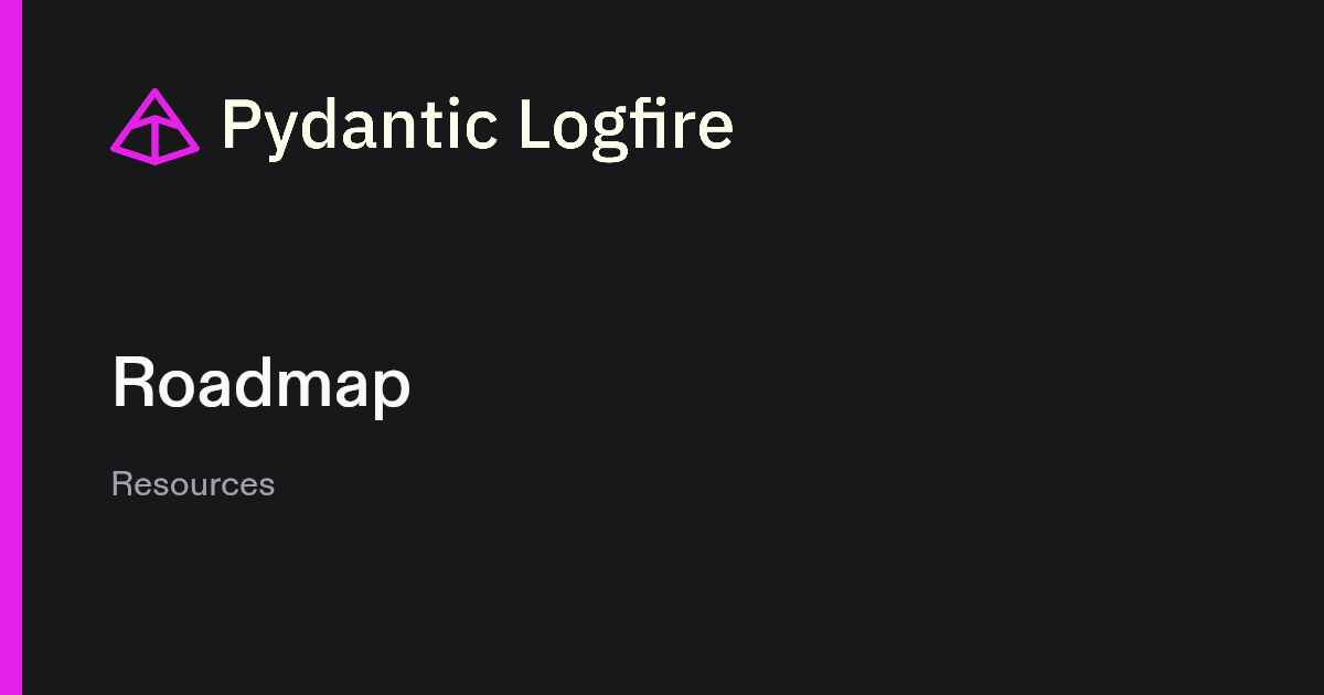 Roadmap | Pydantic Docs